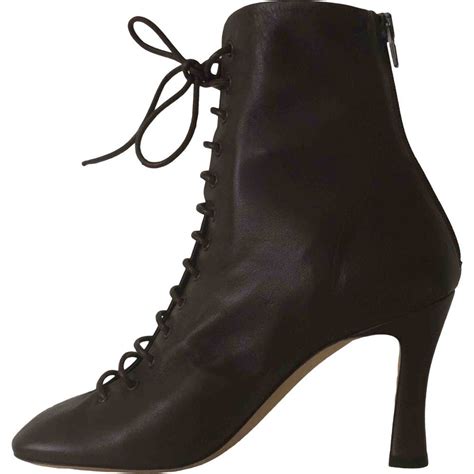 burgundy Céline Women Boots 